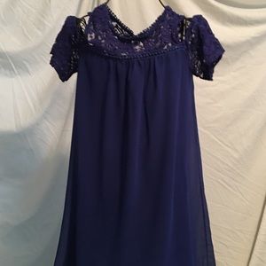 AS YOU WISH NAVY BLUE DRESS